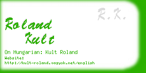 roland kult business card